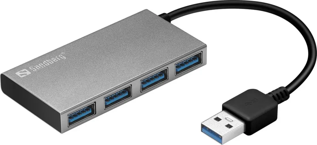 Sandberg USB 3.0 Pocket Hub 4 Poorten