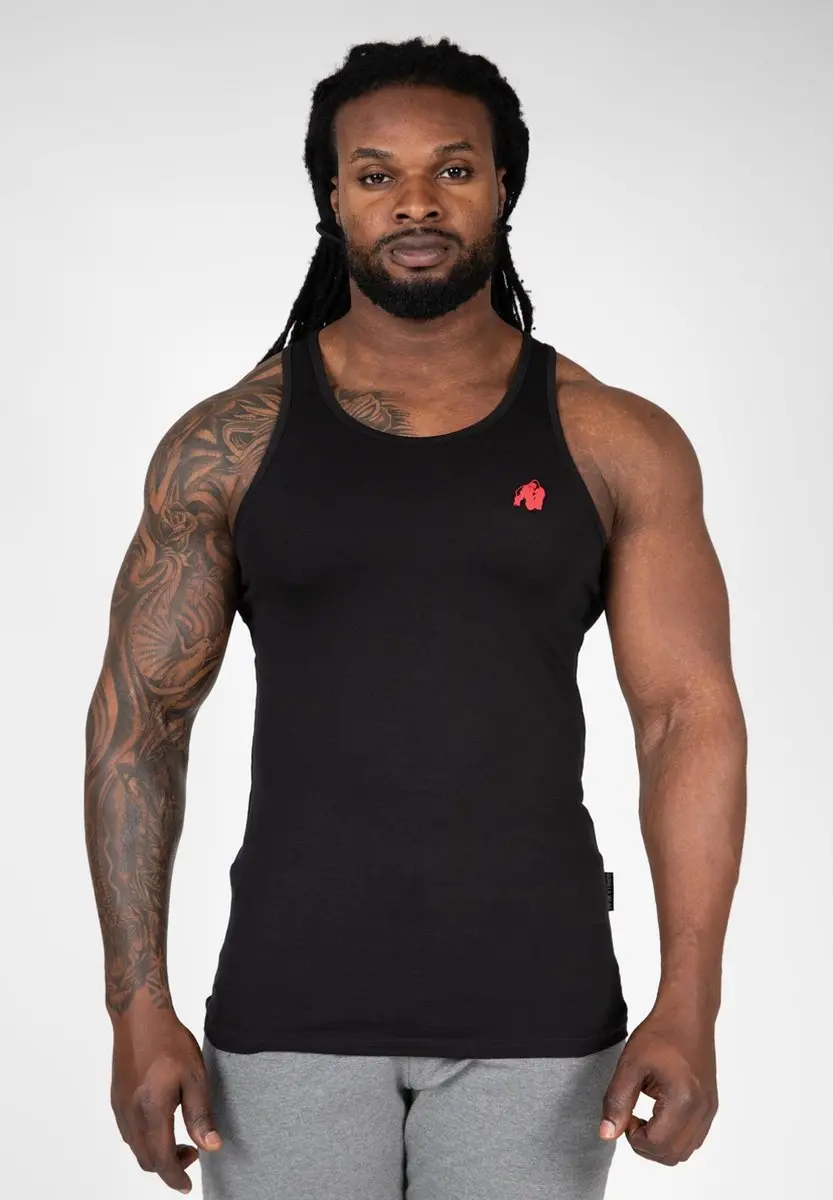 Gorilla Wear Adams Stretch Tank Top 2XL - Zwart