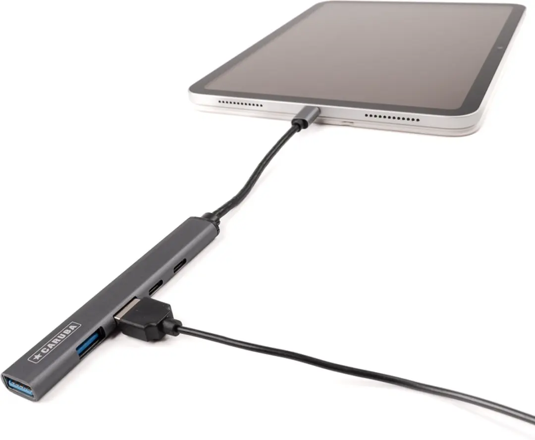 Caruba D248141 USB-C Hub 5-in-1 - Matgrijs