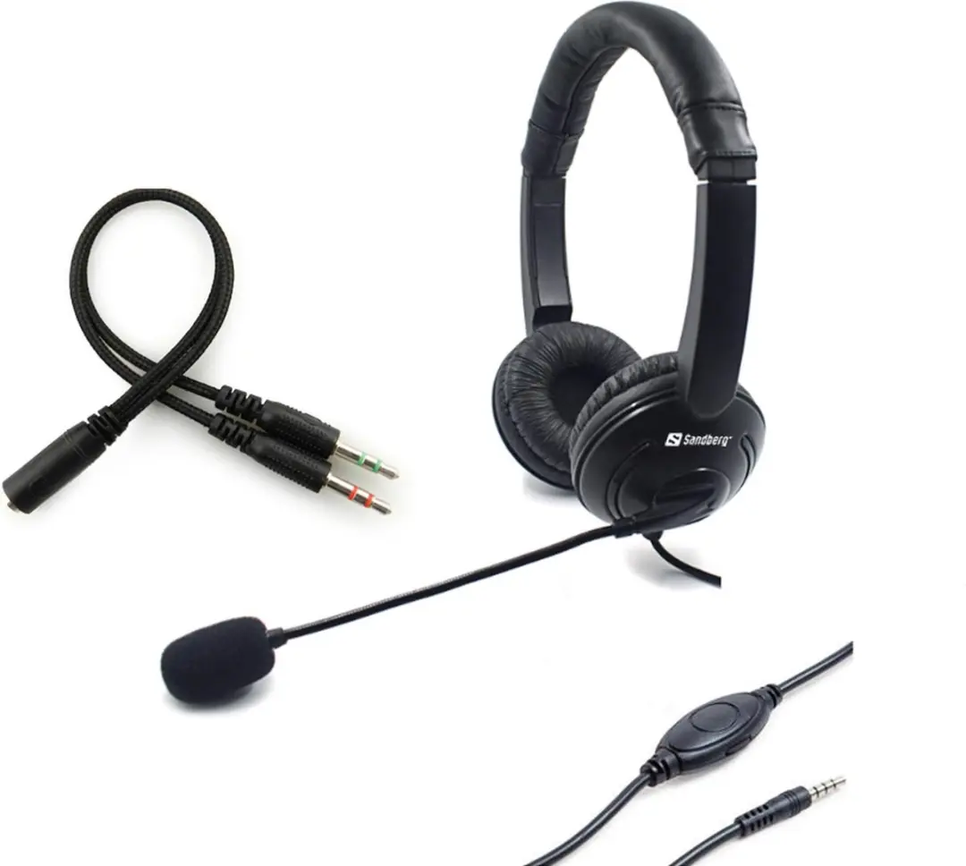 Sandberg 326-15 Headset Saver - MiniJack - Zwart