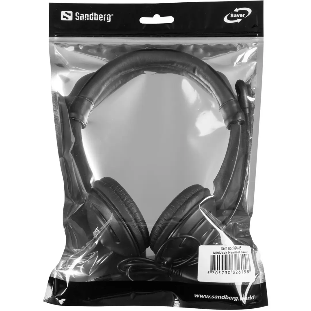Sandberg 326-15 Headset Saver - MiniJack - Zwart