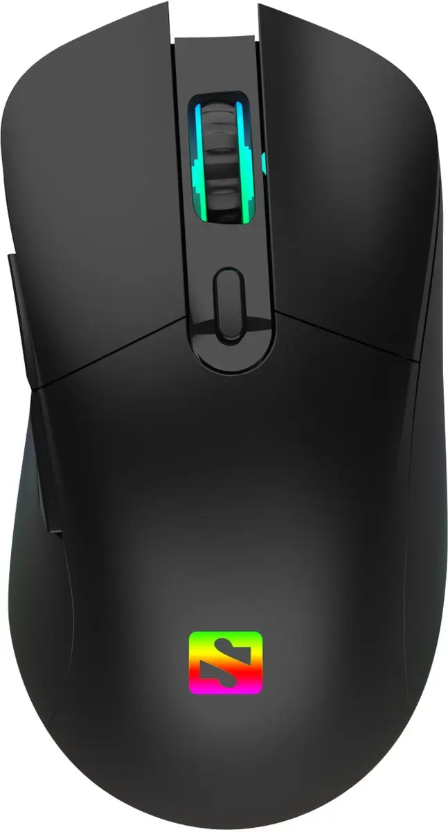 Sandberg 640-21 Gaming Muis - Draadloos - 2400 DPI - Zwart