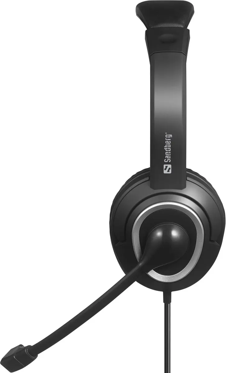 Sandberg USB-C Chat Headset - Zwart