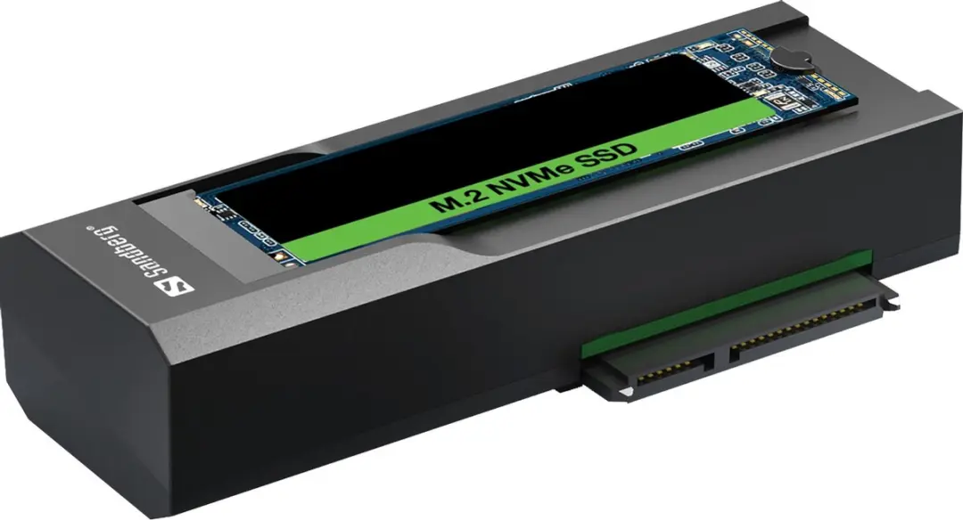 Sandberg USB 3.2 Cloner Dock M.2 NVMe/SATA 136-49 - Zwart
