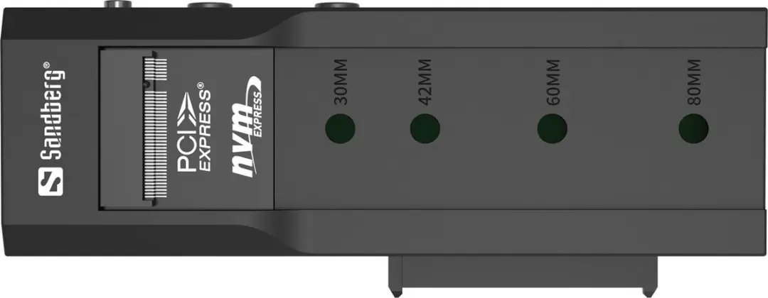Sandberg USB 3.2 Cloner Dock M.2 NVMe/SATA 136-49 - Zwart