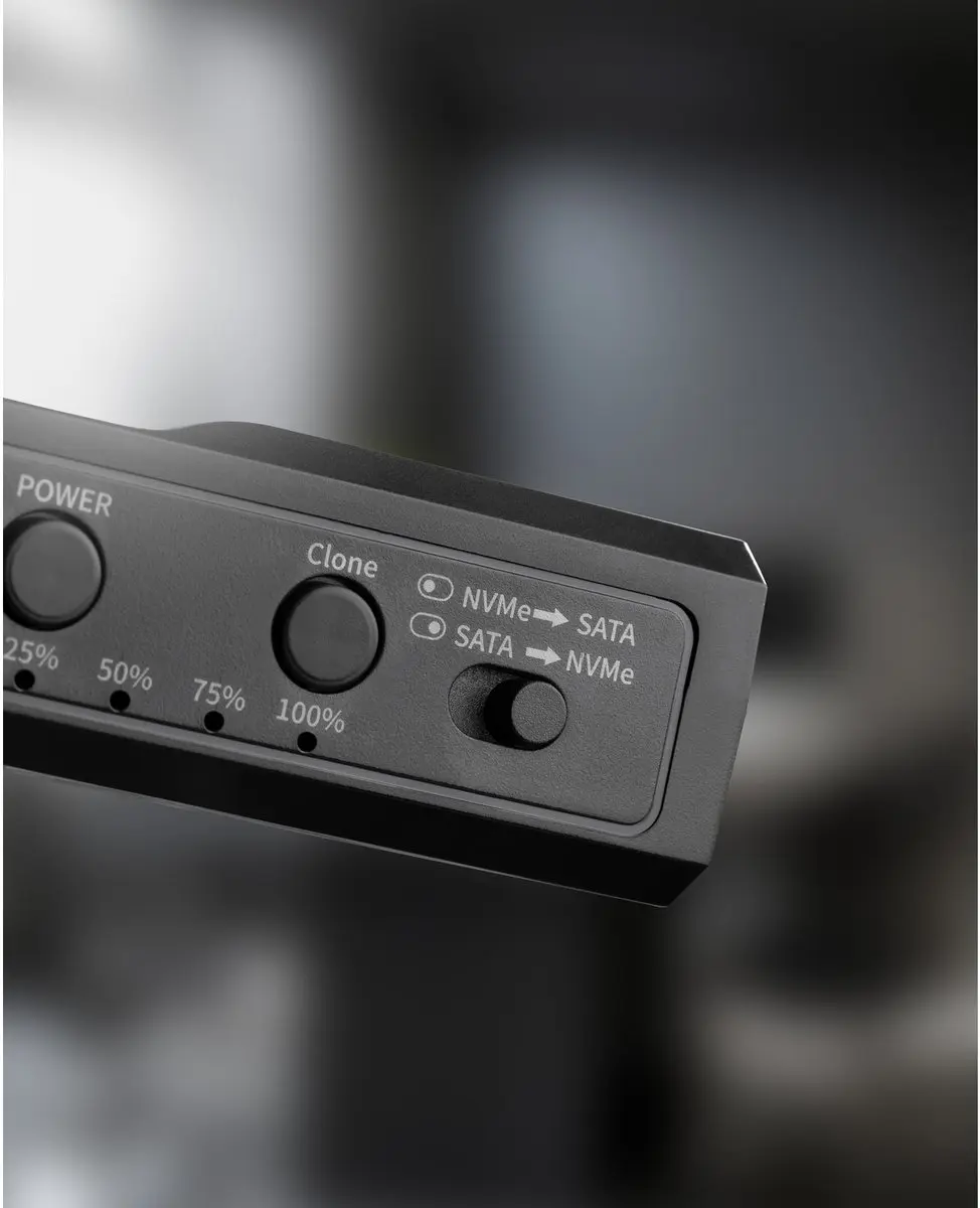 Sandberg USB 3.2 Cloner Dock M.2 NVMe/SATA 136-49 - Zwart