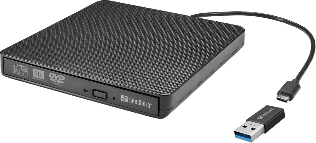 Sandberg 136-62 USB-C/A DVD Drive