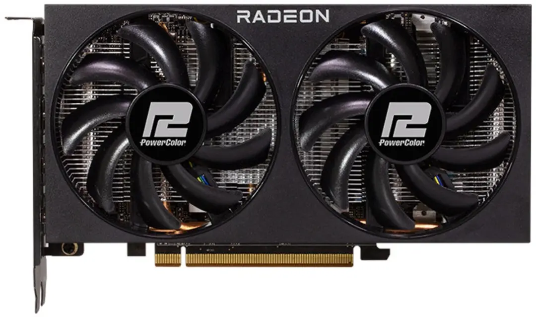 PowerColor Fighter RX7600 8G-F Videokaart - 8GB GDDR6 - Zwart