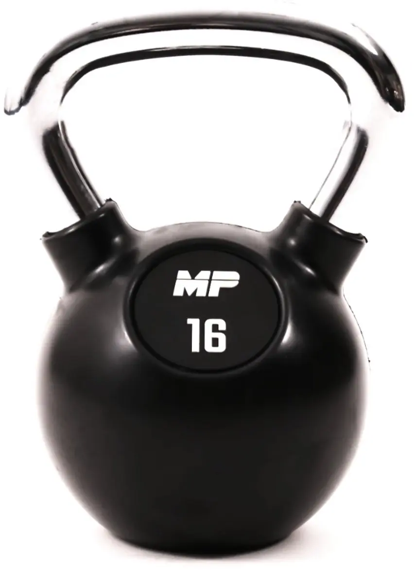 Muscle Power Rubberen Kettlebell 16 kg