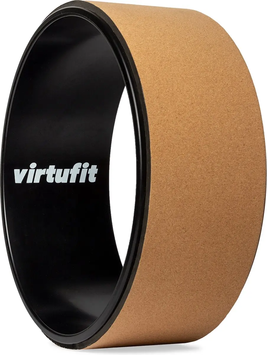 VirtuFit Premium Kurk Yoga Wiel 33cm