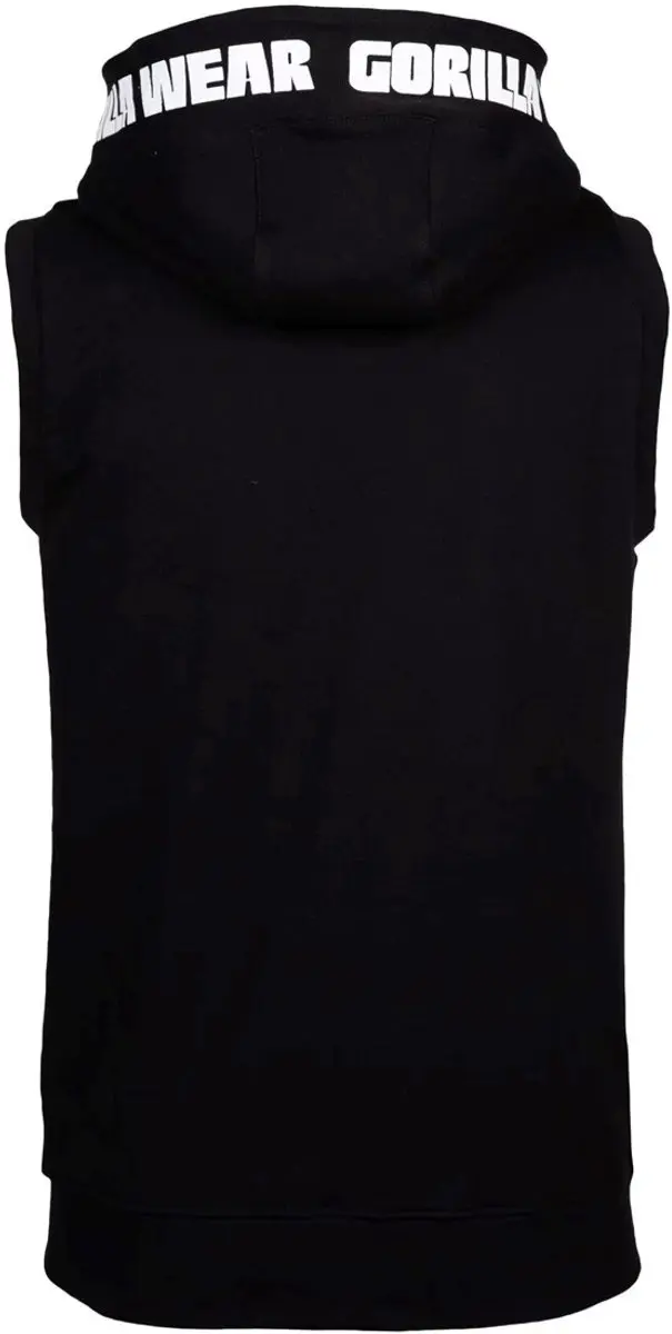 Gorilla Wear Milwaukee S/L Zipped Hoodie 3XL - Zwart