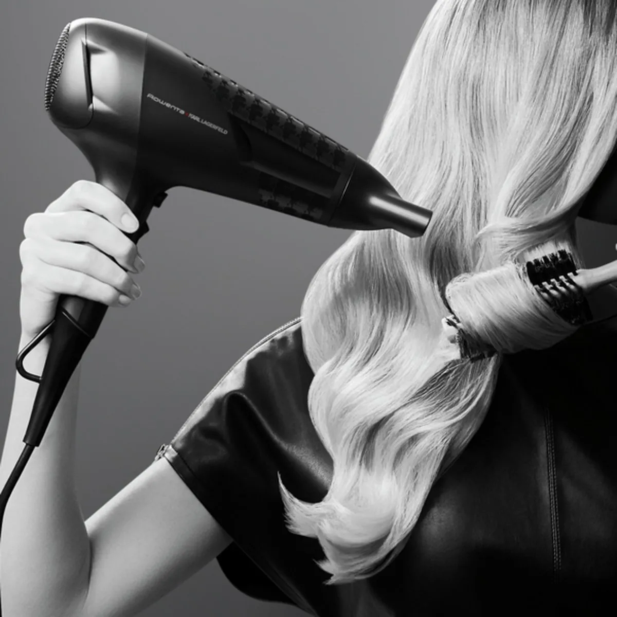 Rowenta X KARL LAGERFELD CV581L Haardroger 2300W - Zwart