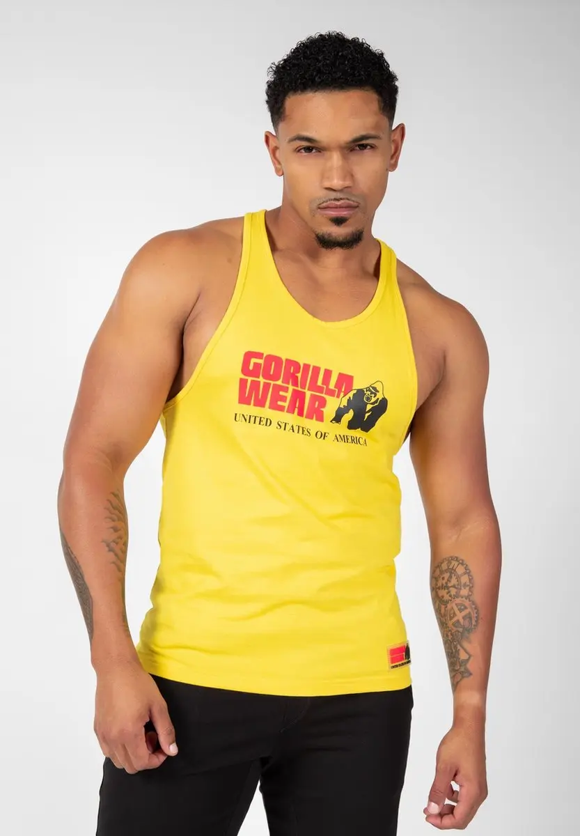 Gorilla Wear Classic Tank Top - Geel 2XL