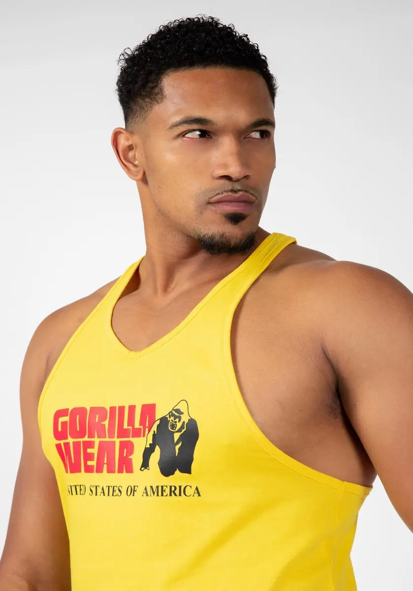 Gorilla Wear Classic Tank Top - Geel 2XL - afbeelding 6 van 6