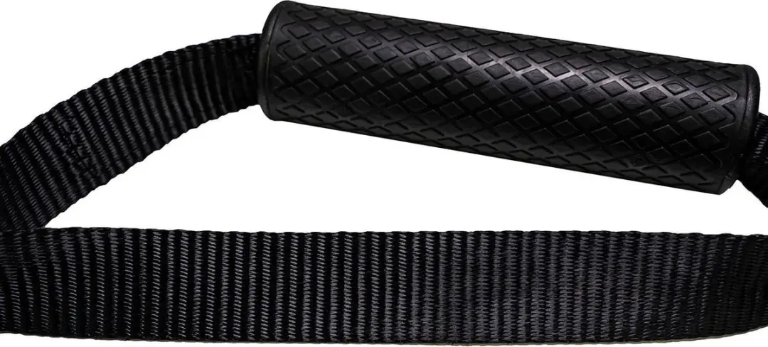 Tunturi Strap Handle met D-ring - Per paar - Zwart