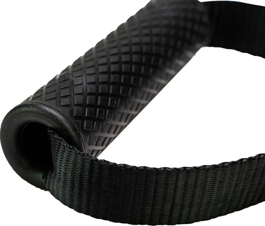 Tunturi Strap Handle met D-ring - Per paar - Zwart