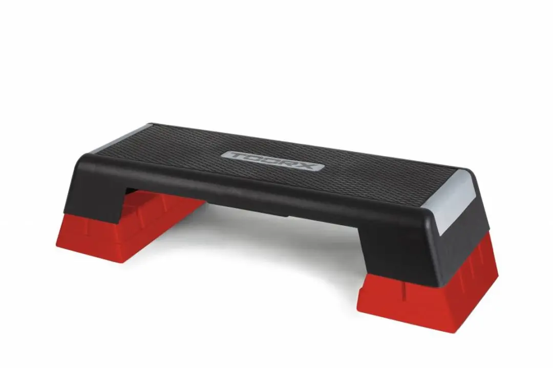 Toorx Aerobic Step Pro Verstelbaar - Rood/Grijs