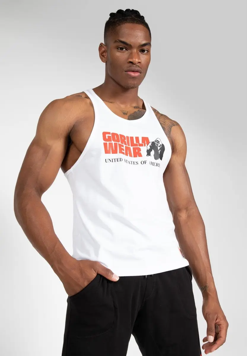 Gorilla Wear Classic Tank Top 3XL - Wit