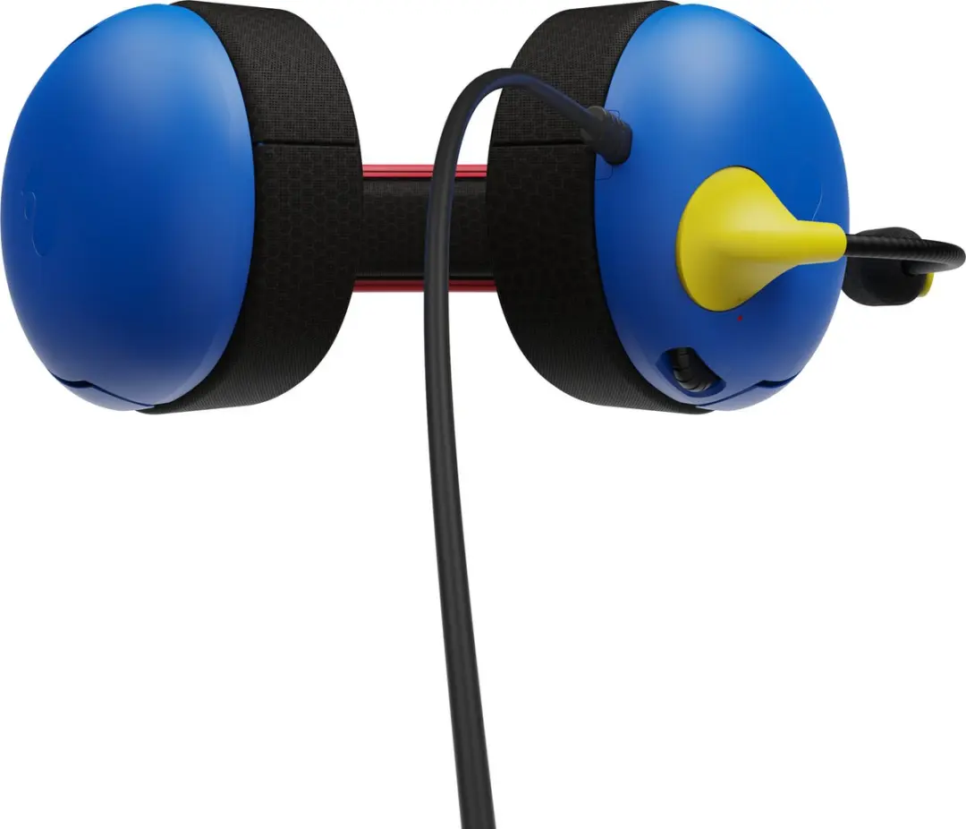 PDP Gaming LVL40 Airlite Headset Nintendo Switch Mario - Blauw/Rood/Geel