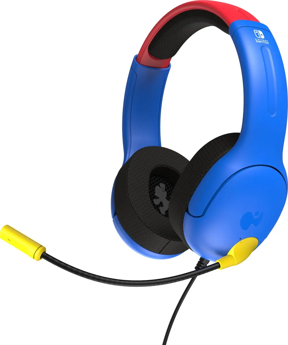 PDP Gaming LVL40 Airlite Headset Nintendo Switch Mario