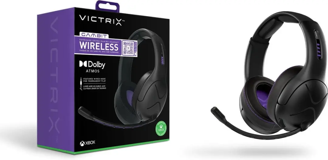 PDP Gaming Victrix Gambit Draadloze Headset - Zwart