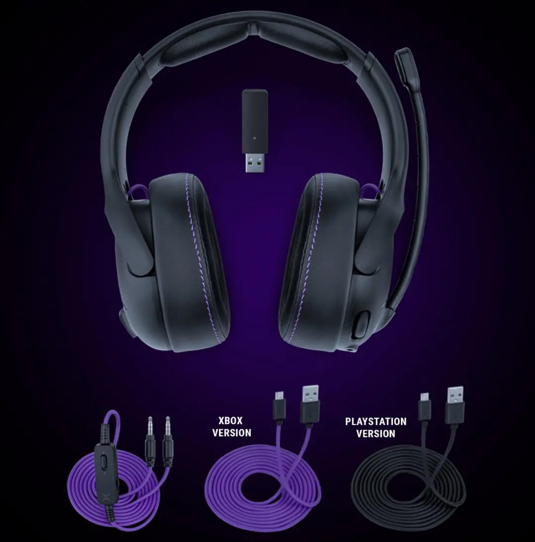 PDP Gaming Victrix Gambit Draadloze Headset - Zwart - afbeelding 6 van 6