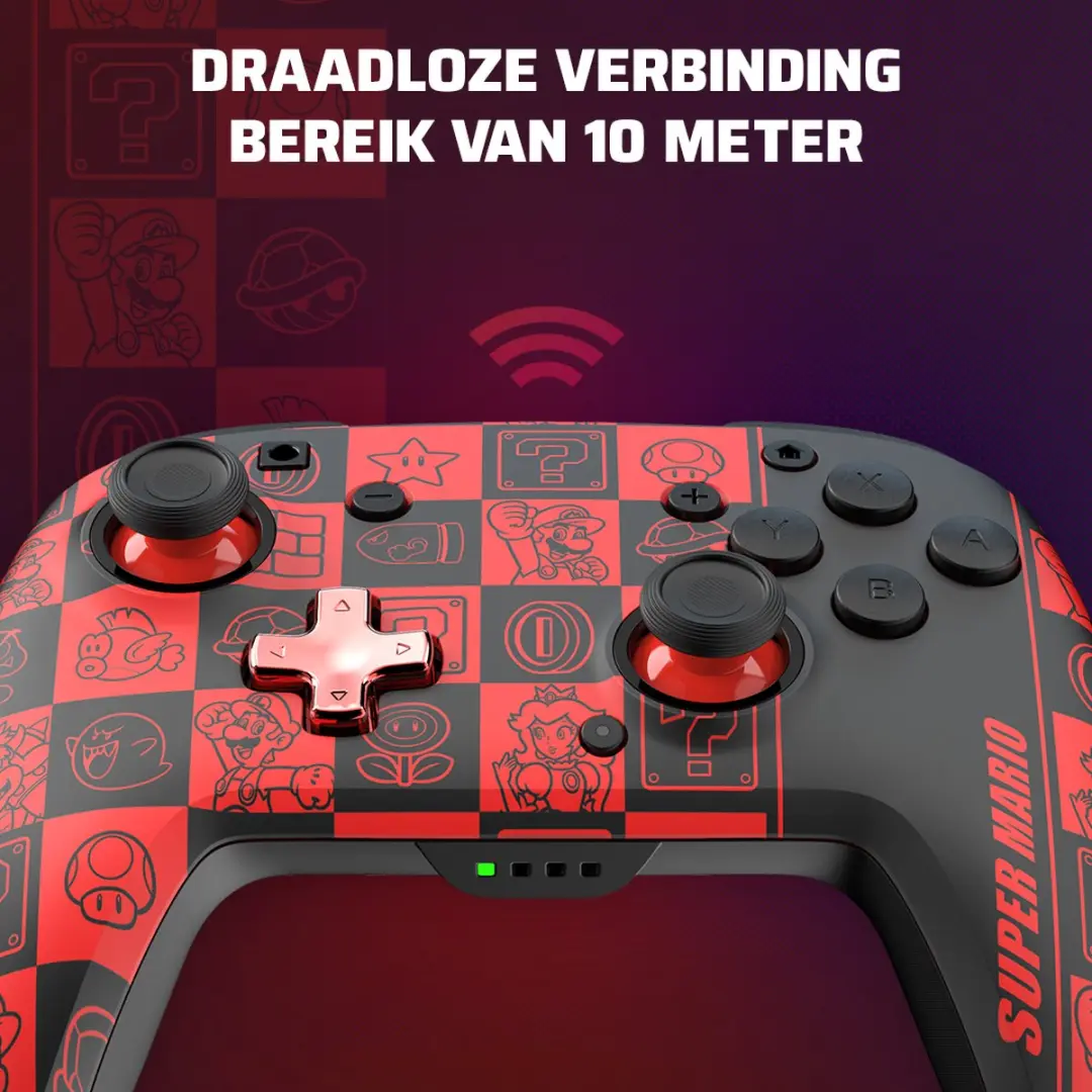 PDP Rematch Glow Draadloze Controller Super Icon - 21 Knoppen