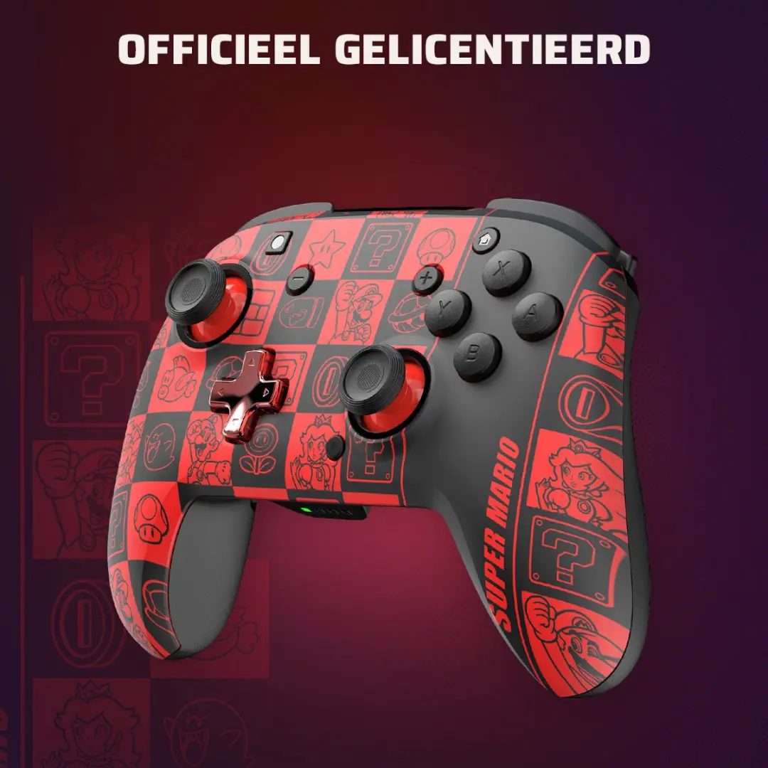 PDP Rematch Glow Draadloze Controller Super Icon - 21 Knoppen
