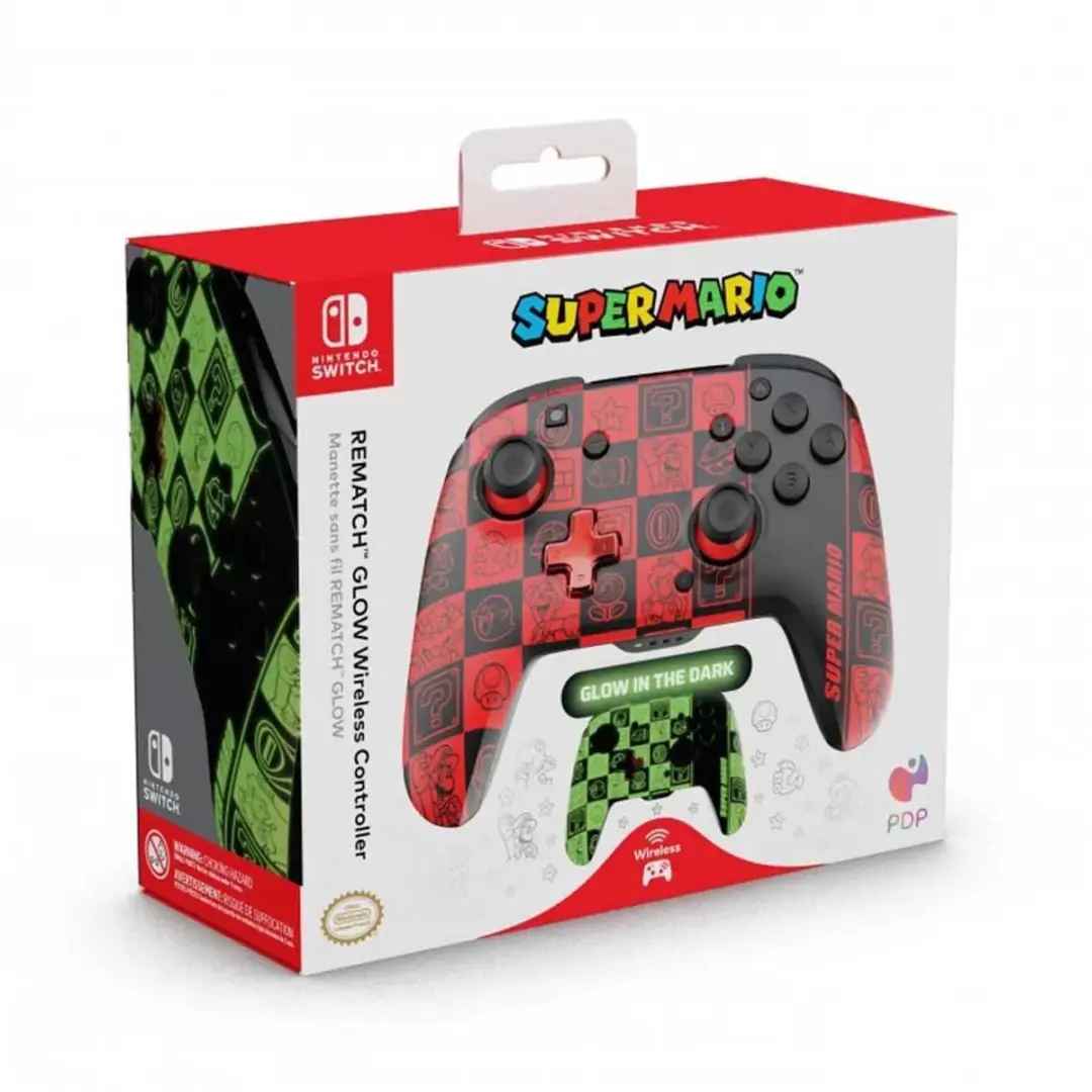 PDP Rematch Glow Draadloze Controller Super Icon - 21 Knoppen