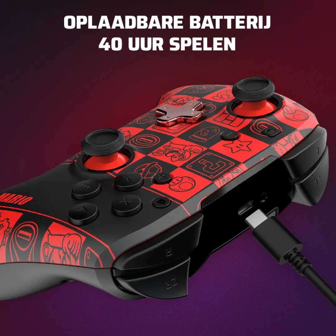 PDP Rematch Glow Draadloze Controller Super Icon - 21 Knoppen