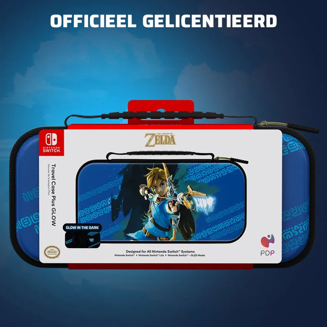 PDP Gaming Travel Case Plus Link Hero Glow in the Dark - Nintendo Switch