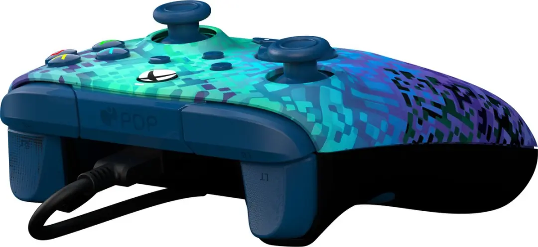 PDP Rematch Gaming Controller 049-023-GG - Xbox Series X|S/One - Glitch Green