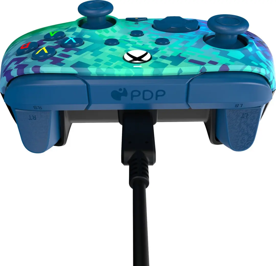 PDP Rematch Gaming Controller 049-023-GG - Xbox Series X|S/One - Glitch Green