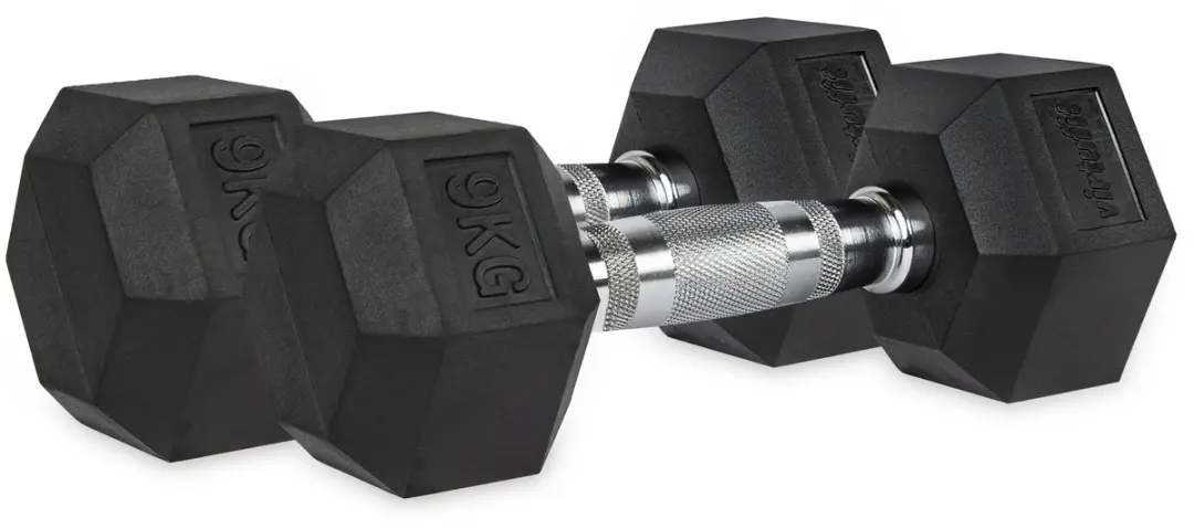 VirtuFit Hexa Dumbbell Pro Set 2x9kg