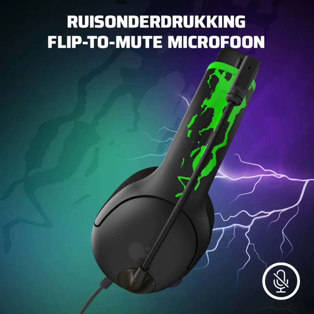 PDP Airlite Gaming Headset Xbox Series X|S - Jolt Green - 40mm