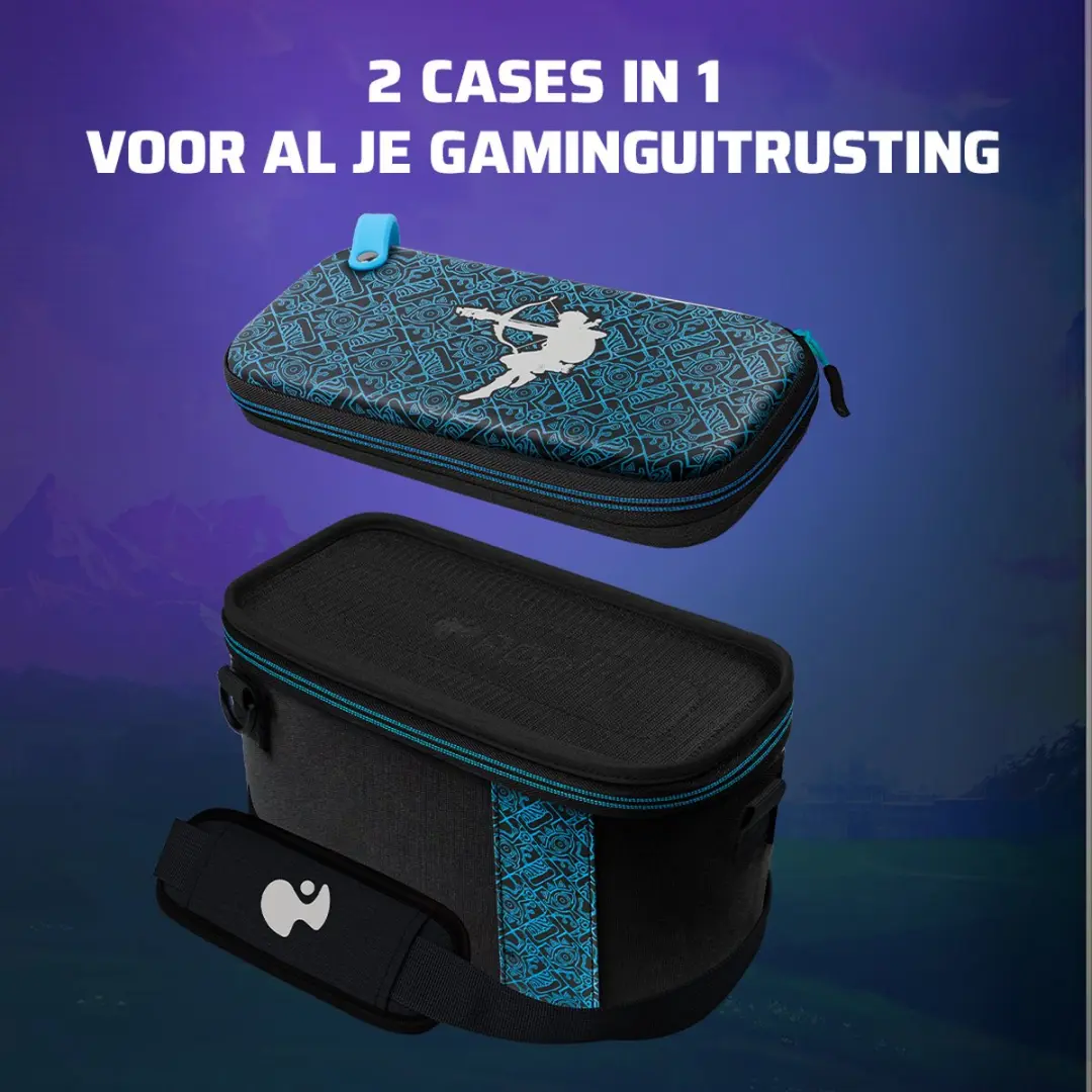 PDP Gaming Overnight Case Sheikah Shoot Glow 500-141-SKSG - Nintendo Switch