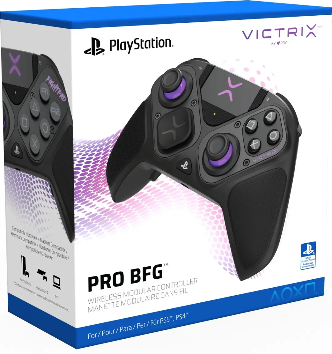 PDP Victrix Pro BFG Draadloze Controller - PS5/PS4/PC - Zwart