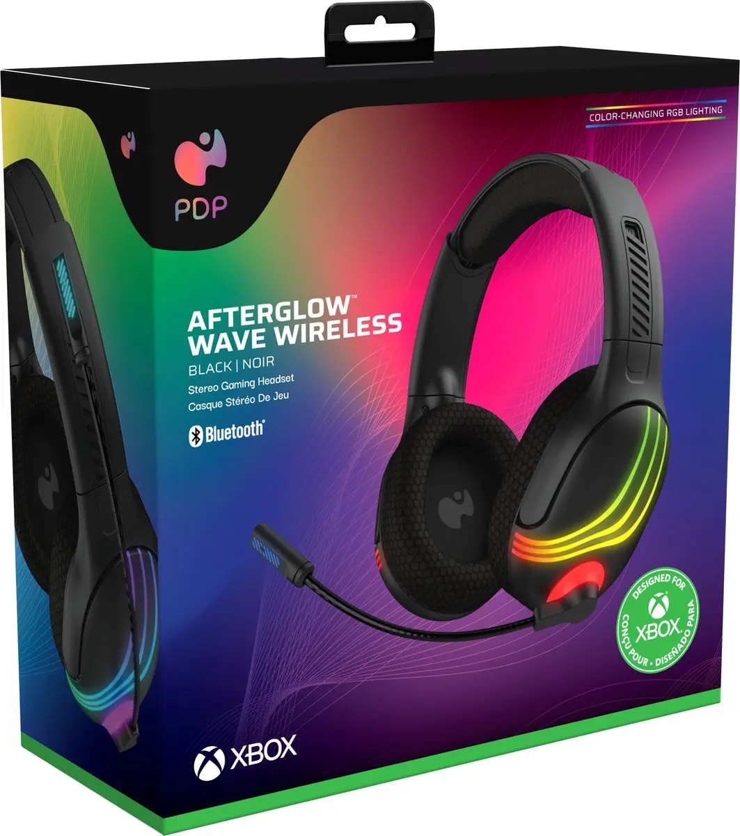 PDP Afterglow WAVE 049-032-BK Draadloze Gaming Koptelefoon - Zwart