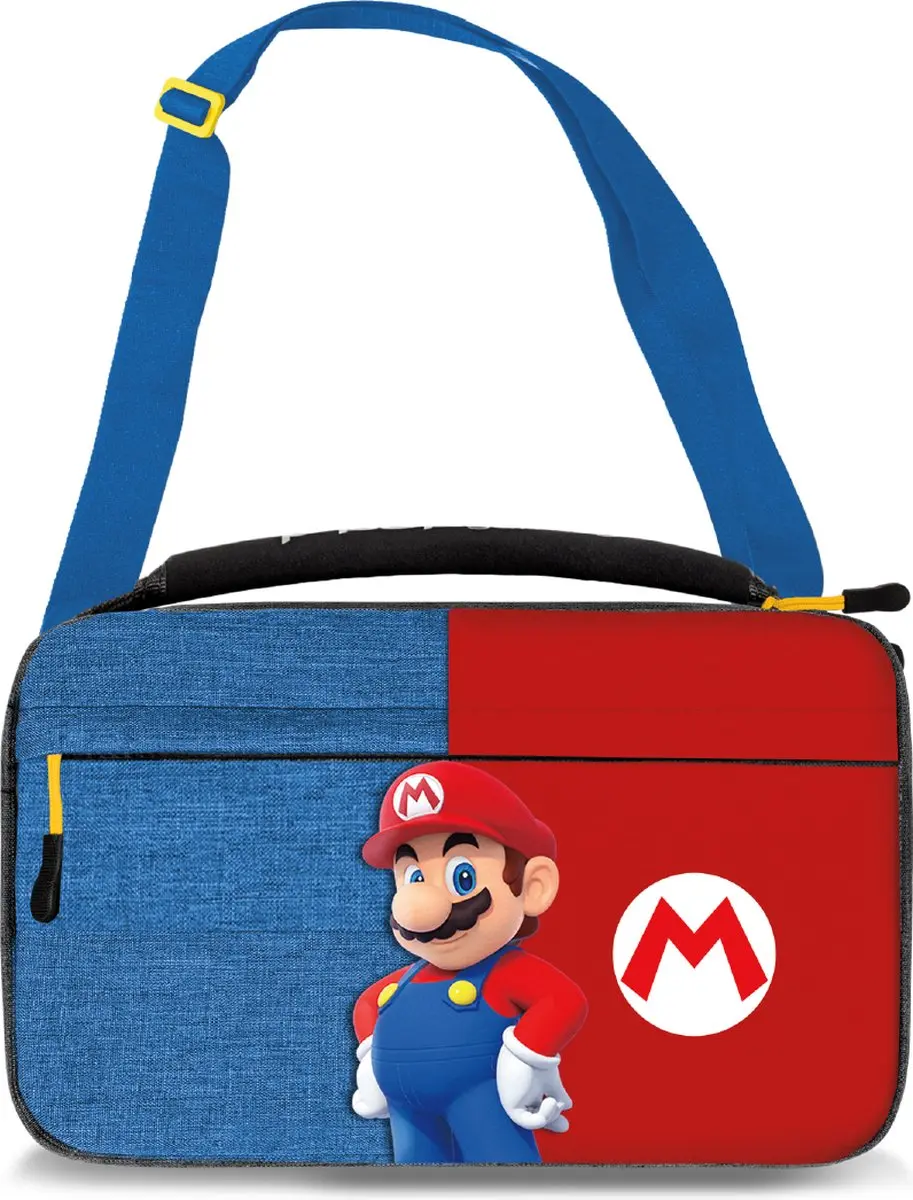 PDP Gaming Commuter Case Mario Edition - Nintendo Switch - Blauw/Rood