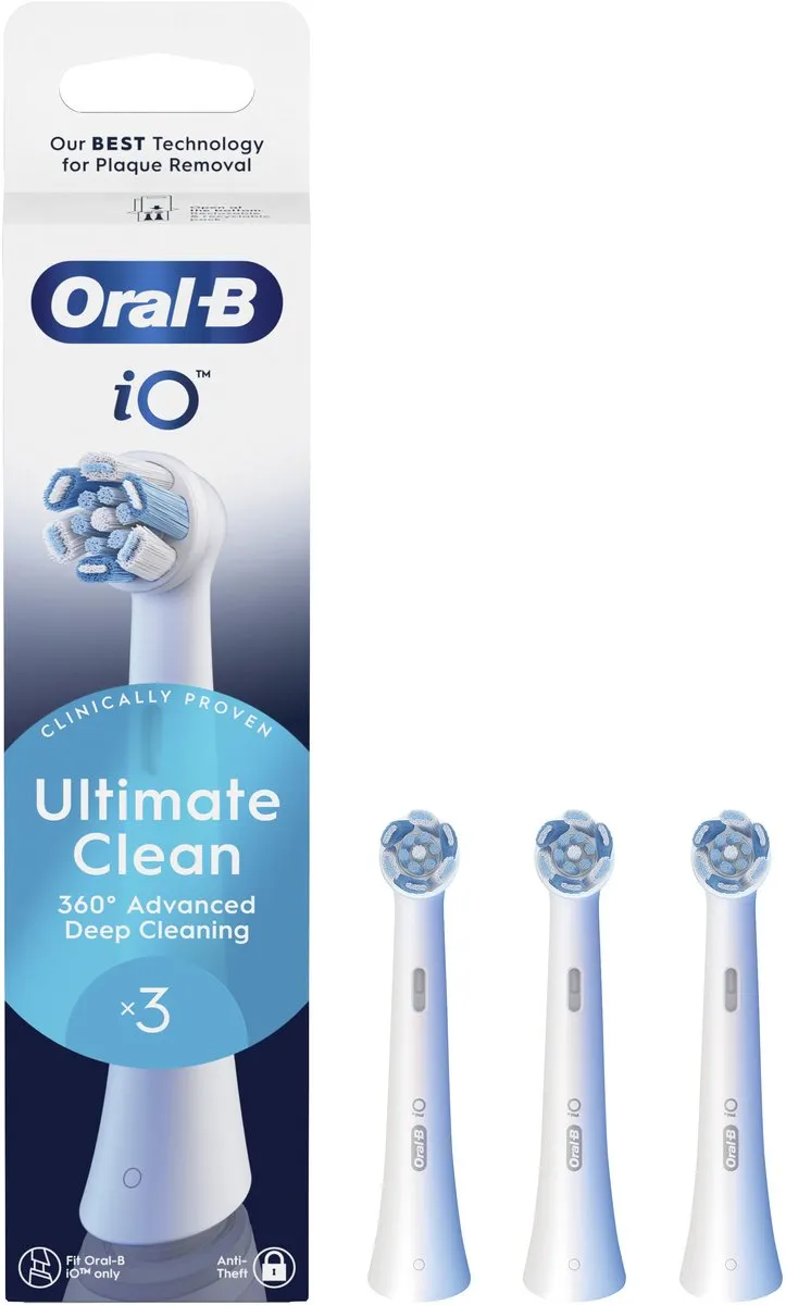 Oral-B IO Ultimate Clean Borstelvervanger - 1 Stuk - Wit
