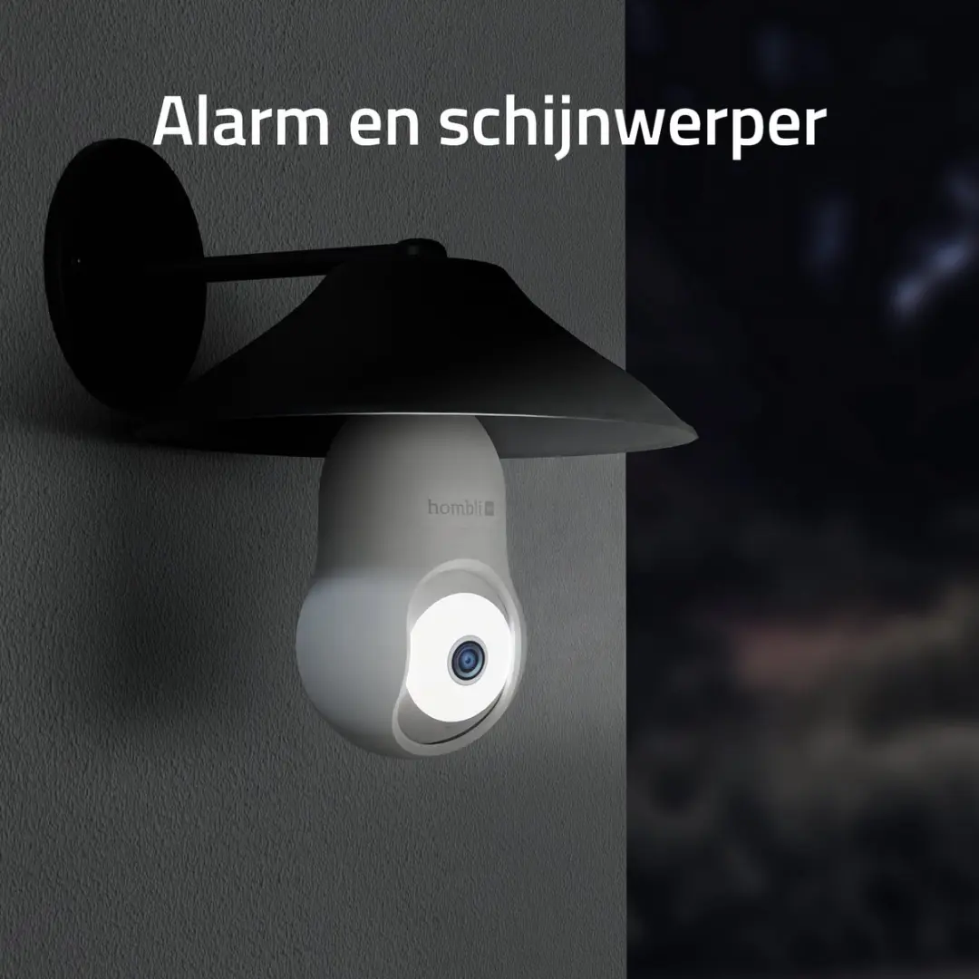 Hombli Bulb Cam 4K HBBU-0209 Beveiligingscamera - Wit