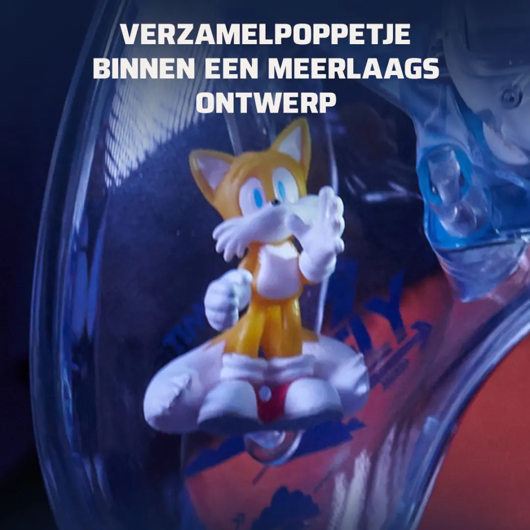PDP REALMz Controller Tails Seaside Hill Zone - Blauw/Wit/Geel - 19 Knoppen