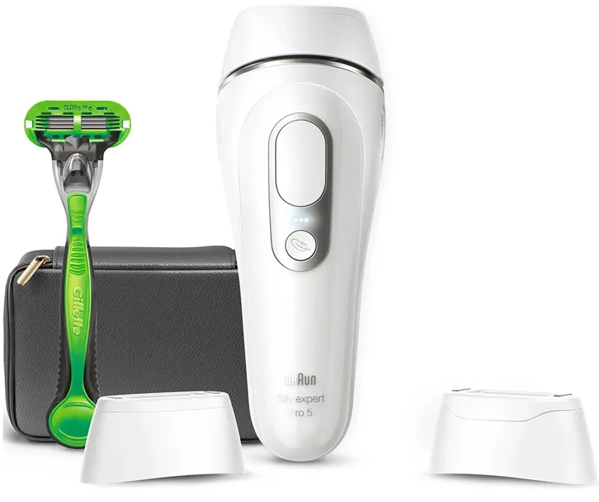 Braun IPL Silk-expert Pro 5 PL5145 Ontharingsapparaat - 400.000 Flitsen - Wit