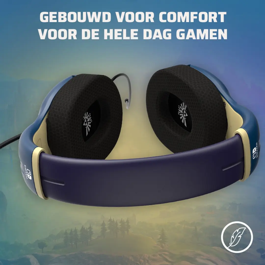 PDP Airlite 500-162-HLBL Gaming Headset - Zelda Hyrule Brave Blue