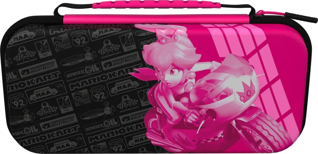 PDP Gaming Switch Travel Case Plus Grand Prix Peach Glow - Nintendo Switch/OLED/Lite