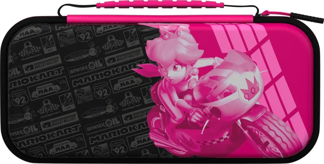 PDP Gaming Switch Travel Case Plus Grand Prix Peach Glow