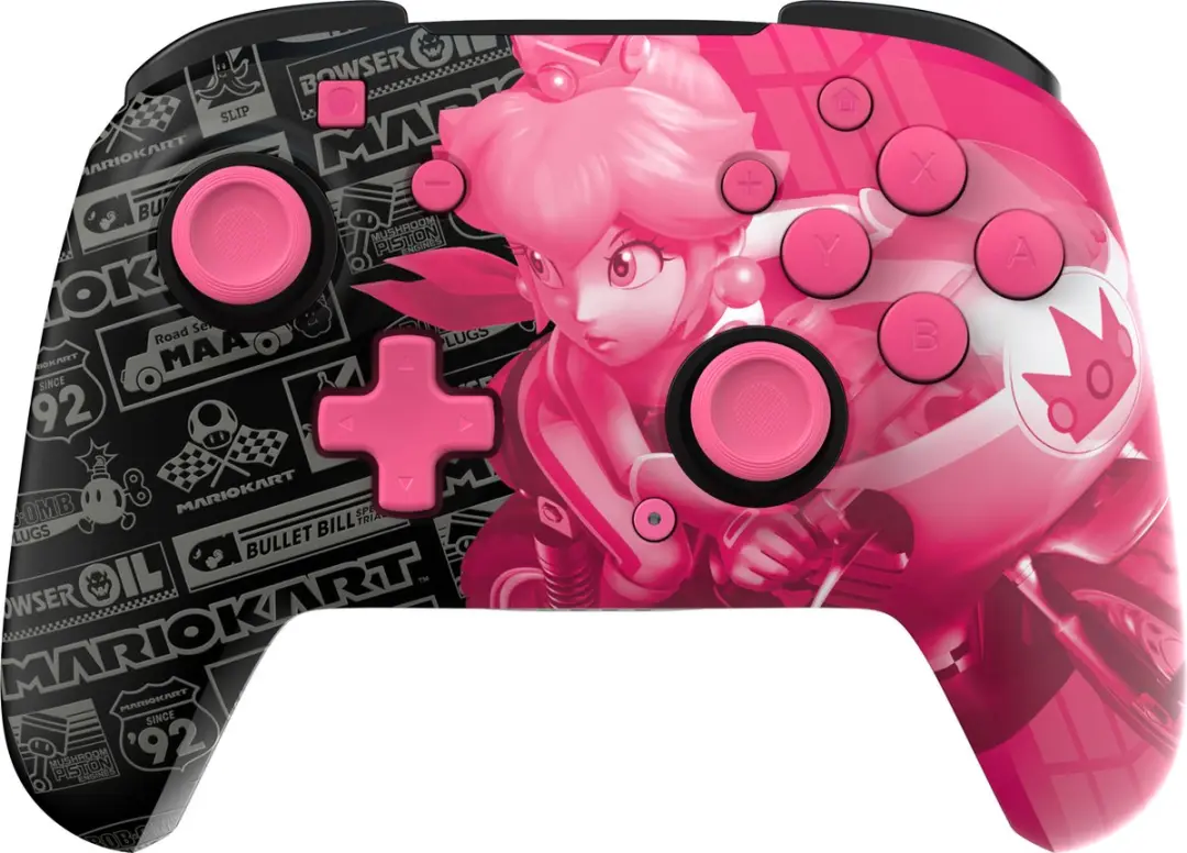 PDP Rematch Glow Draadloze Controller Grand Prix Peach