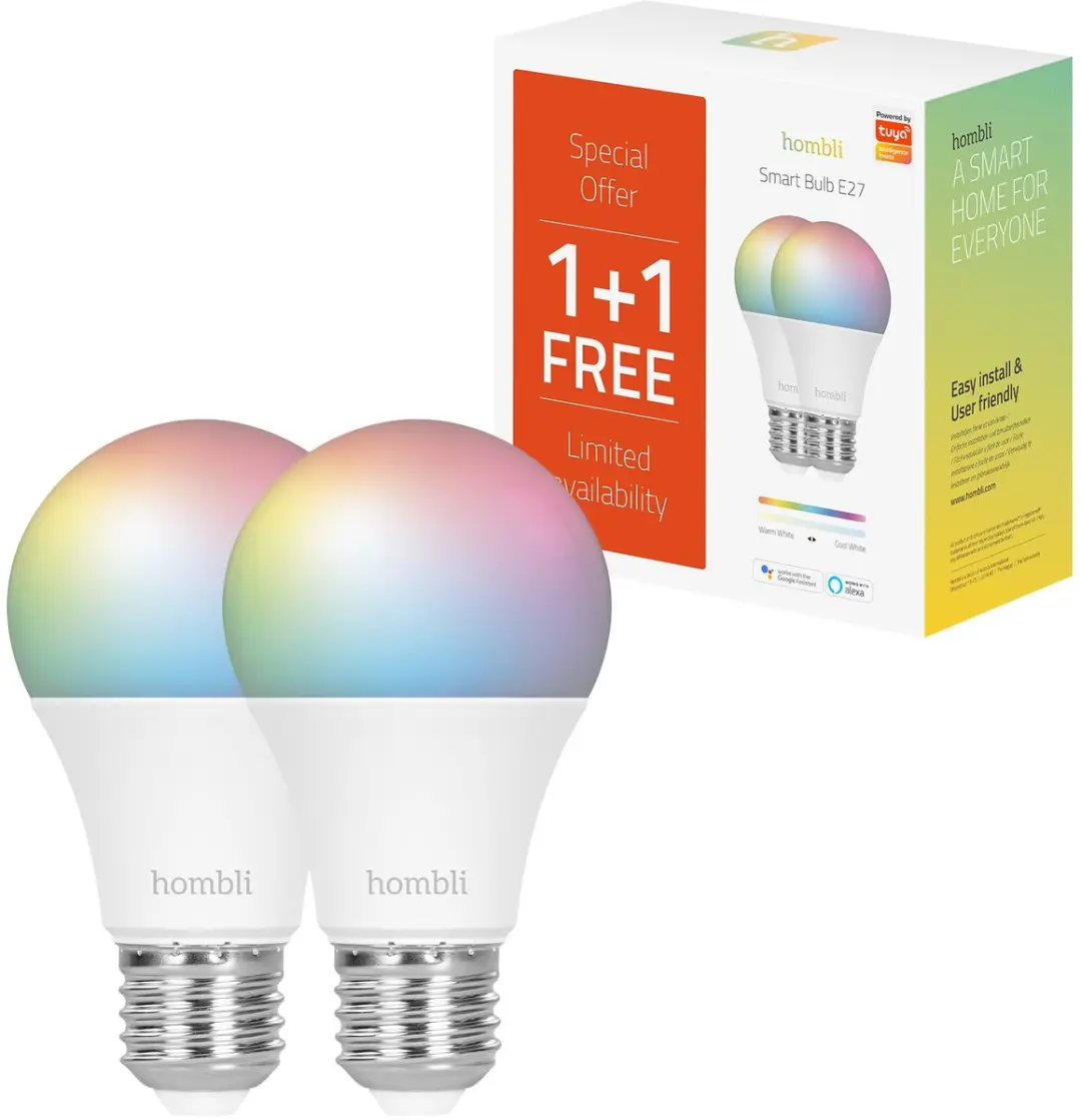 Hombli Wifi LED Lamp E27 RGBW 9W