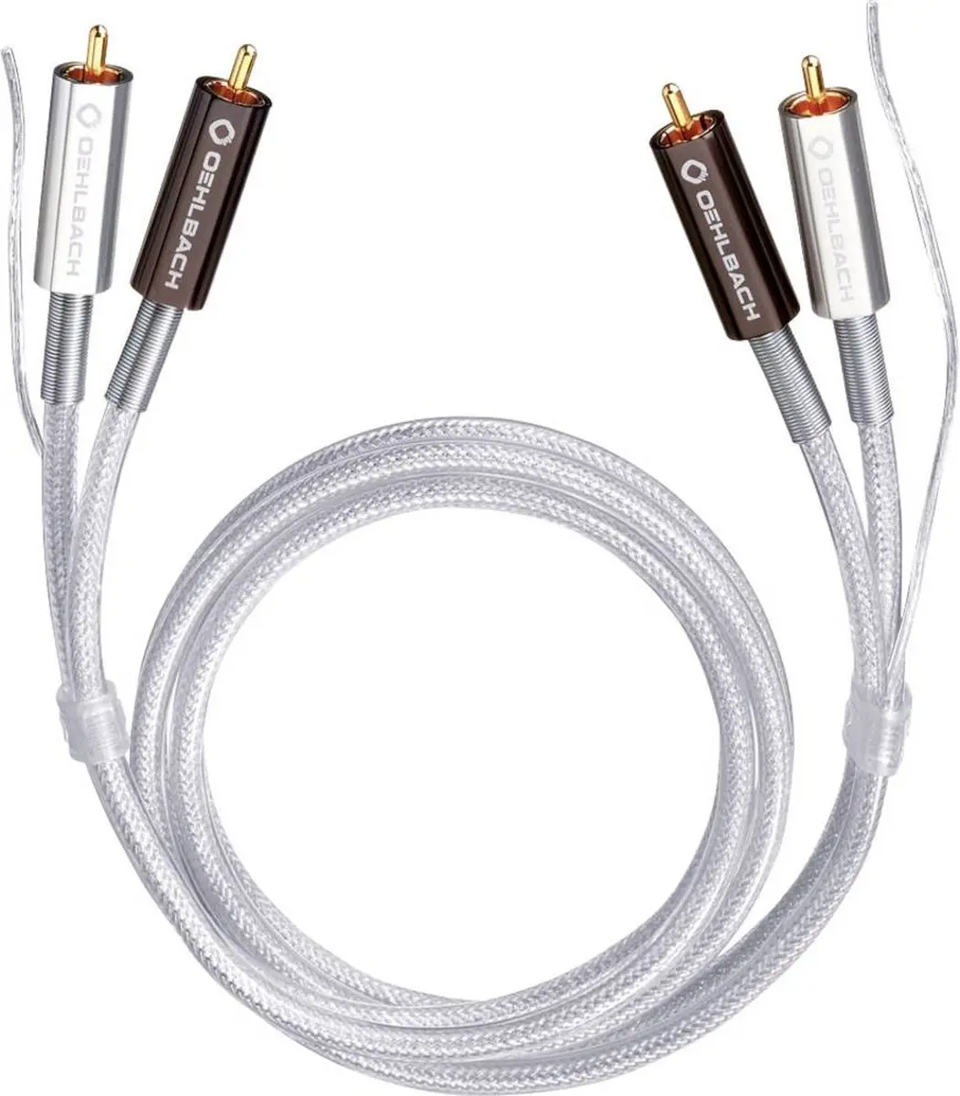 Oehlbach Silver Express Plus Cinch-kabel 0.5m - Transparant