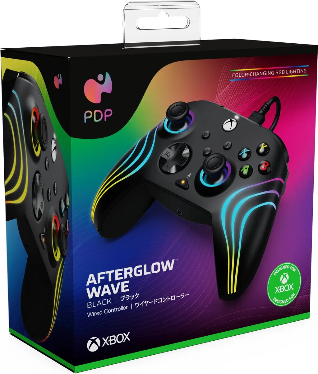 PDP Afterglow WAVE Controller Xbox Series X|S - 21 Knoppen - Zwart - afbeelding 6 van 6
